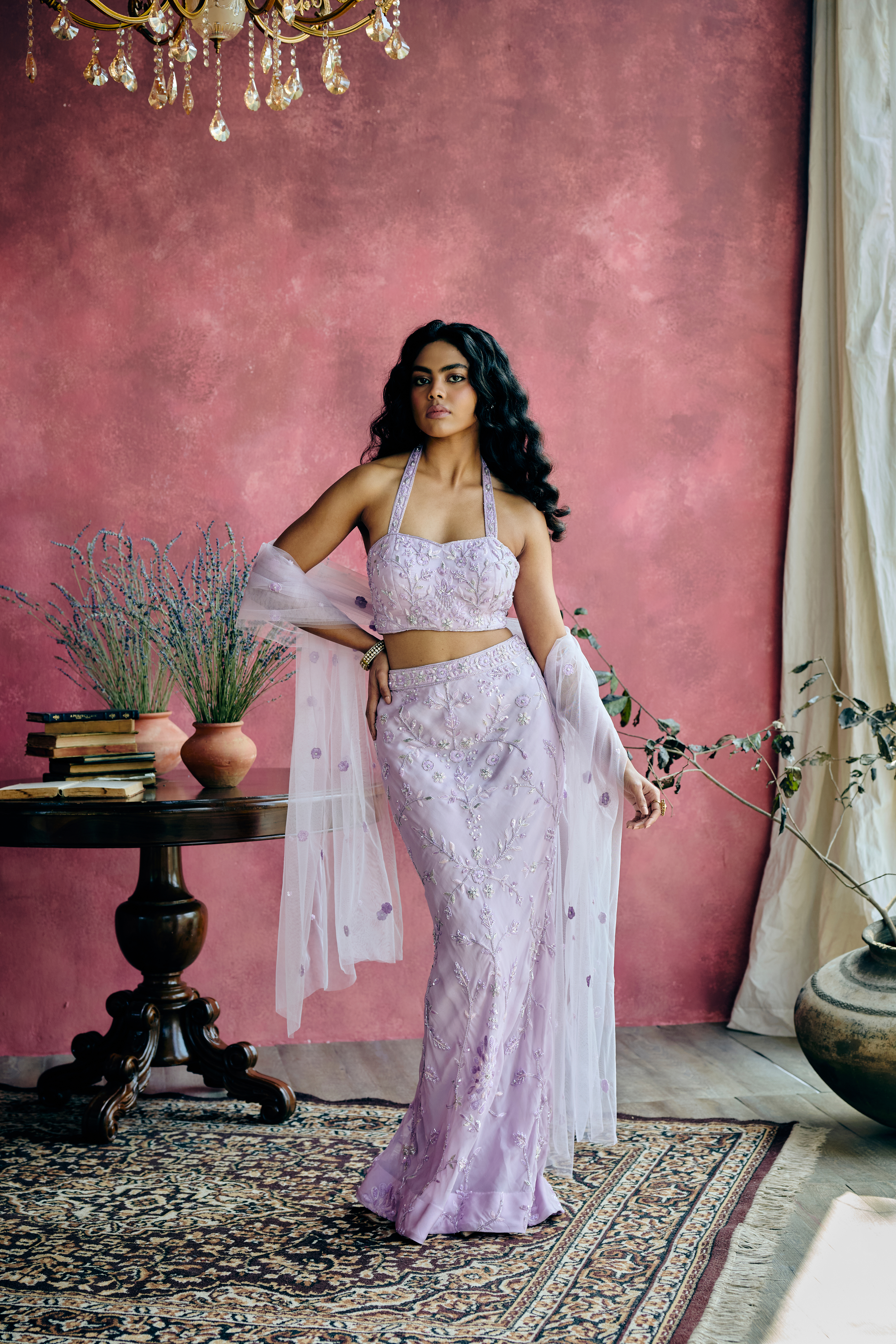 Ivory Zardozi Lehenga
